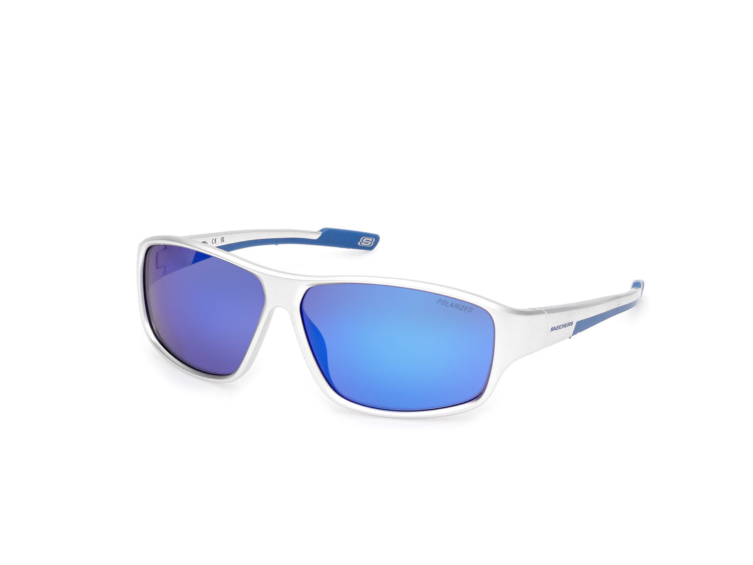Gafas de sol skechers se6364 10d plateado oval masculino talla 65mm - Vista principal