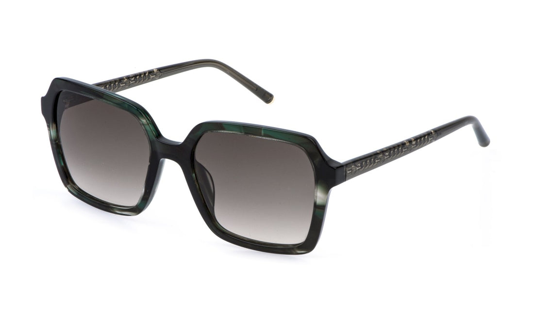 Occhiali da sole escada sesf44 0vbb verde geometric femenino taglia 53mm - Vista principale