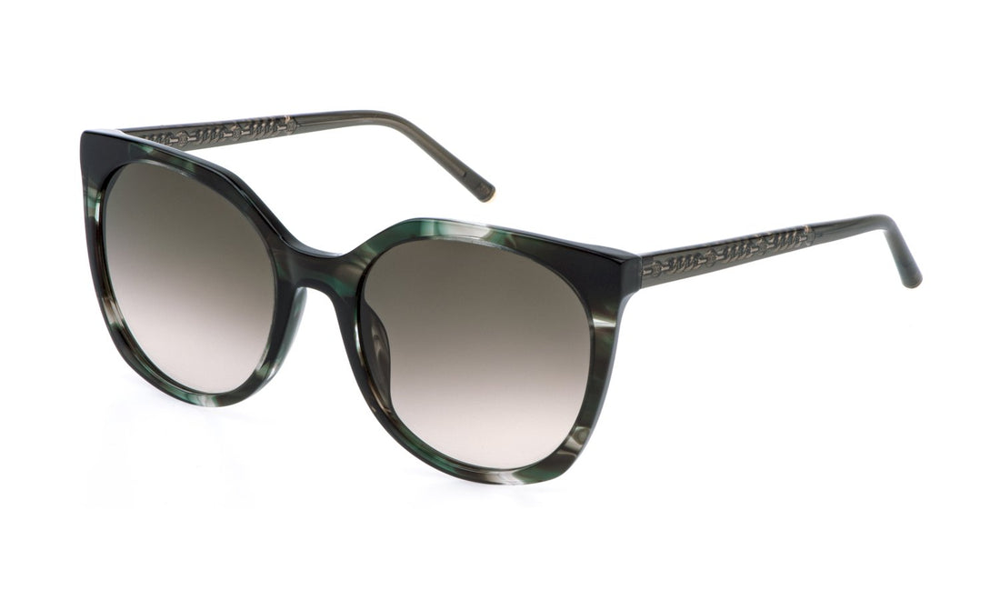 Occhiali da sole escada sesf45 0vbb verde geometric femenino taglia 55mm - Vista principale