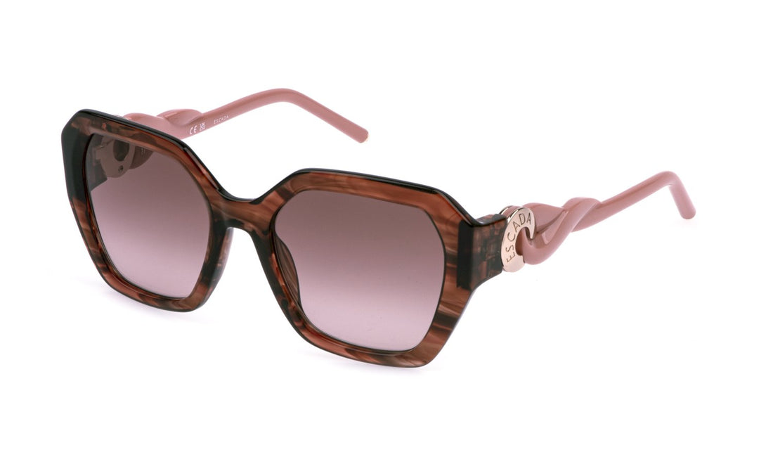 Occhiali da sole escada sesg37 03bq marron geometric femenino taglia 54mm - Vista principale