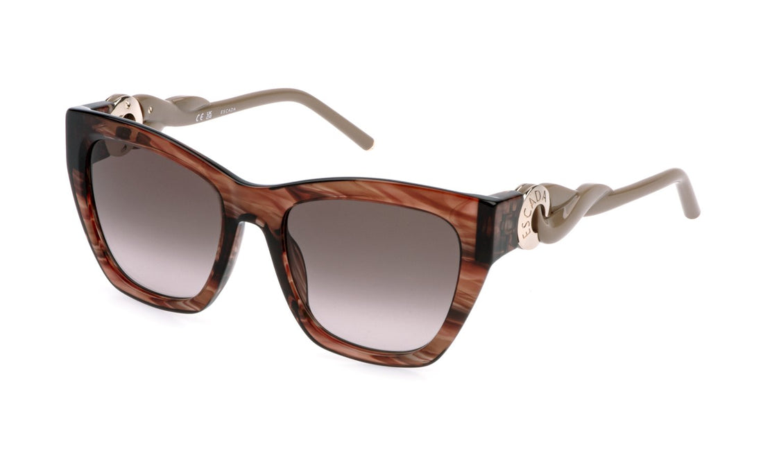 Occhiali da sole escada sesg38 3bqy marron geometric femenino taglia 55mm - Vista principale