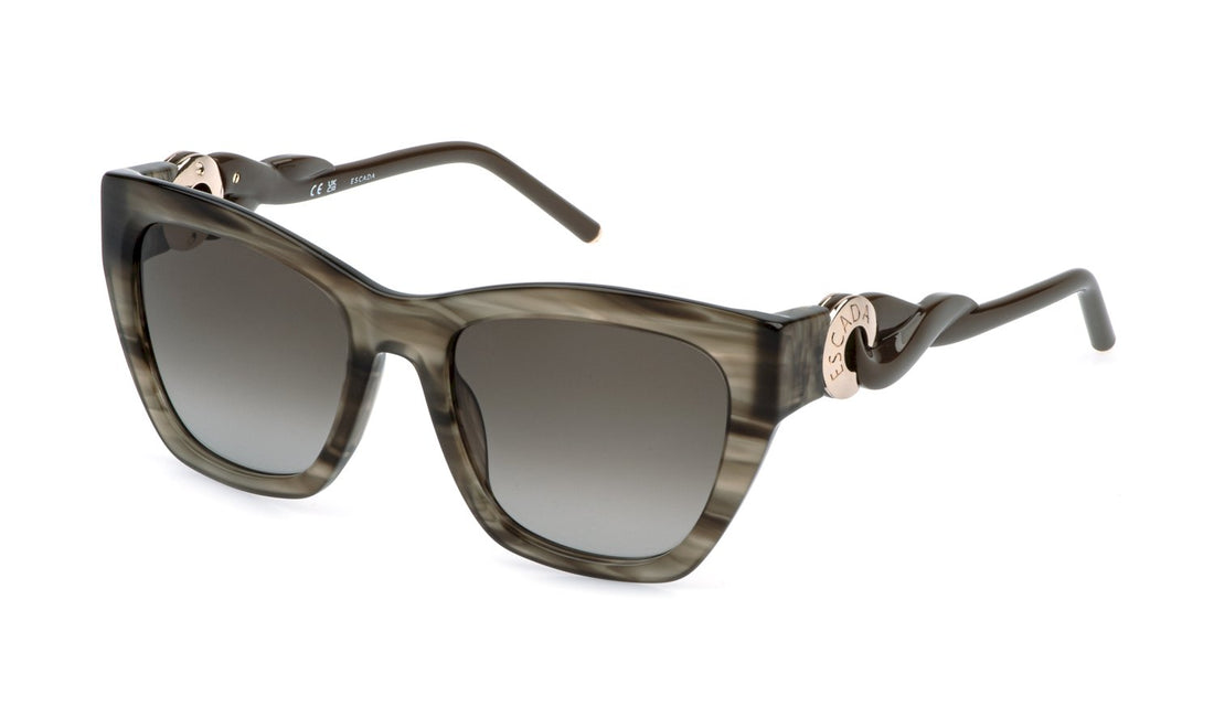 Occhiali da sole escada sesg38 09n6 verde geometric femenino taglia 55mm - Vista principale