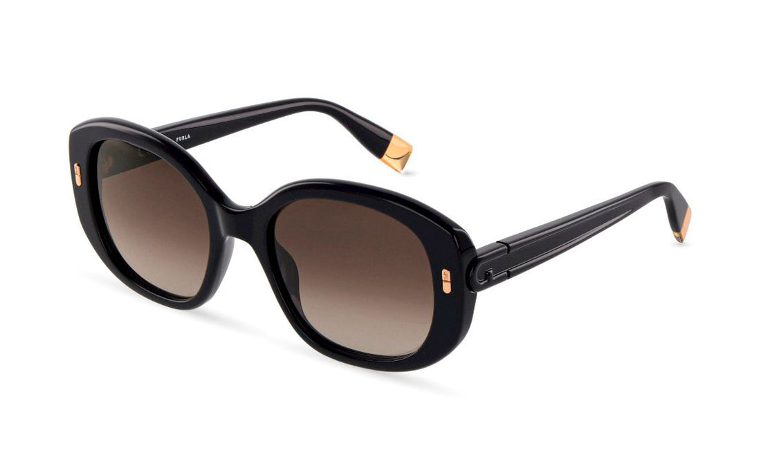 Zonnebrillen furla sfub10 0700 negro oval femenino maat 54mm - Hoofdaanzicht