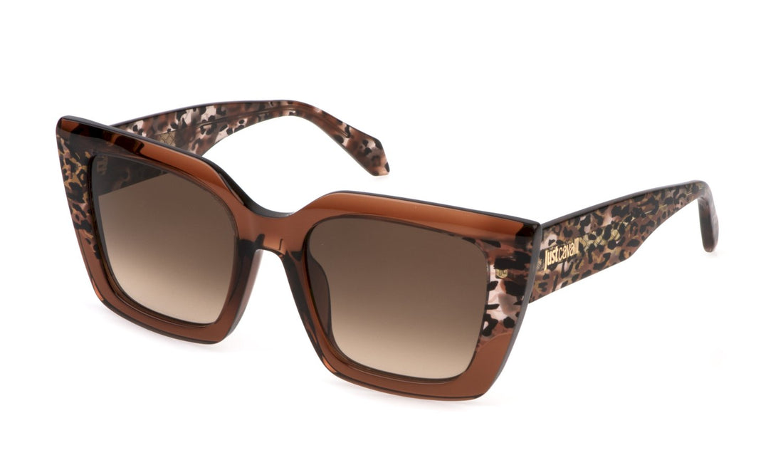 Lunettes de soleil just cavalli sjc099v 09x8 marron square femenino taille 53mm - Vue principale
