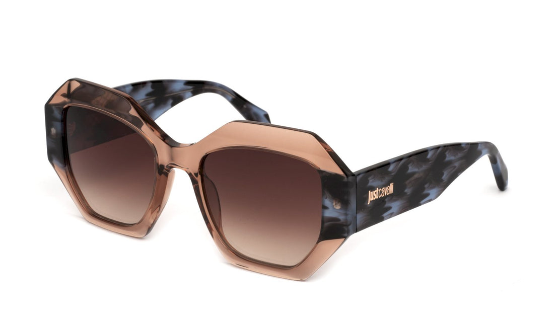 Occhiali da sole just cavalli sjc100v 06me marron geometric femenino taglia 53mm - Vista principale