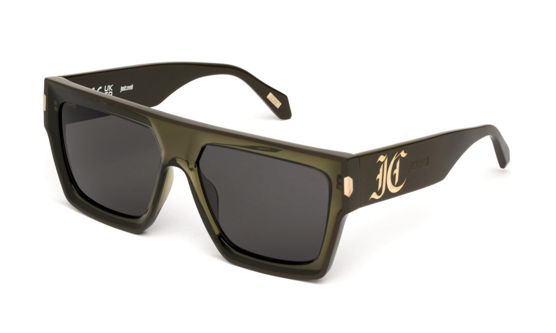 Occhiali da sole just cavalli sjc107v 02gn verde square unisex taglia 58mm - Vista principale