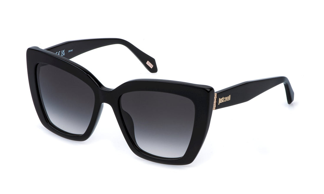 Zonnebrillen just cavalli sjc174 0700 negro butterfly femenino maat 56mm - Hoofdaanzicht