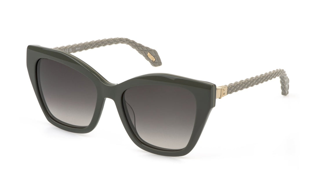Occhiali da sole just cavalli sjc175 06nt verde butterfly femenino taglia 55mm - Vista principale