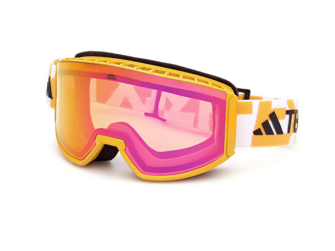 Occhiali da sole adidas sport sp0040 40z amarillo shield unisex taglia 0mm - Vista principale