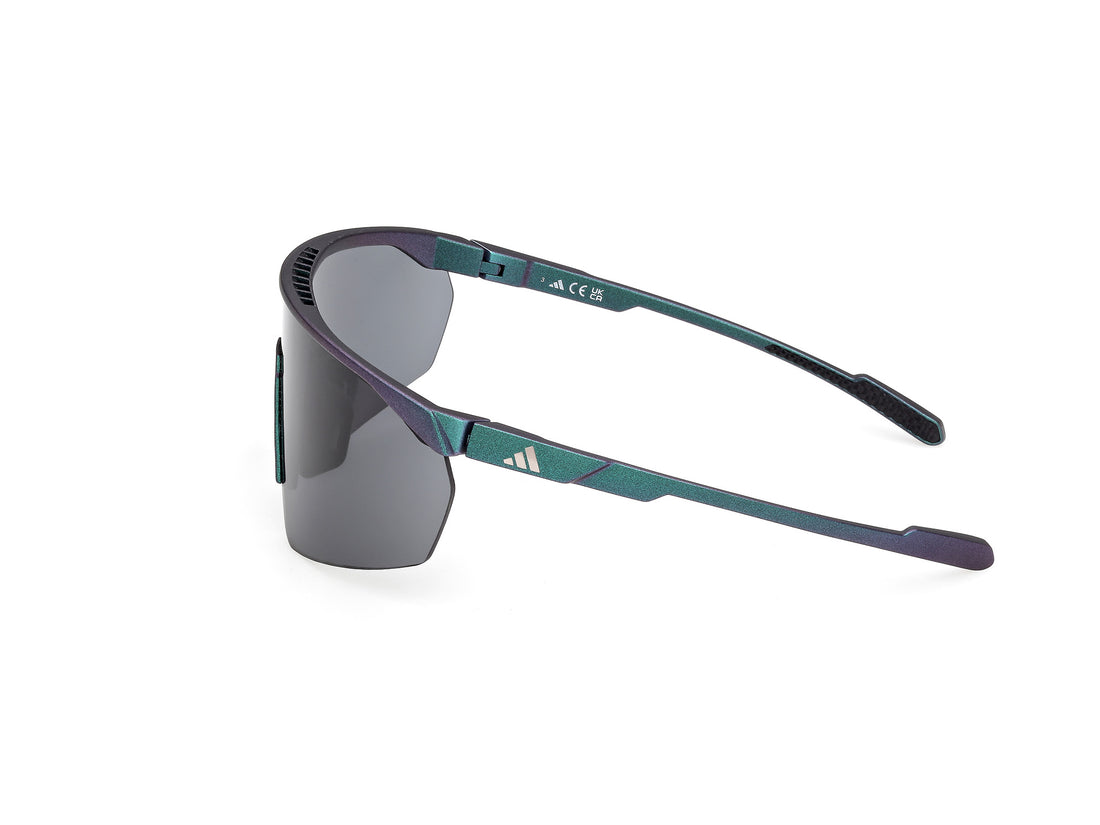 Lunettes de soleil adidas sport sp0075 97a verde shield masculino taille 0mm - Vue détaillée