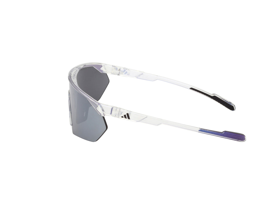 Occhiali da sole adidas sport sp0076 26c transparente shield femenino taglia 0mm - Vista dettagliata