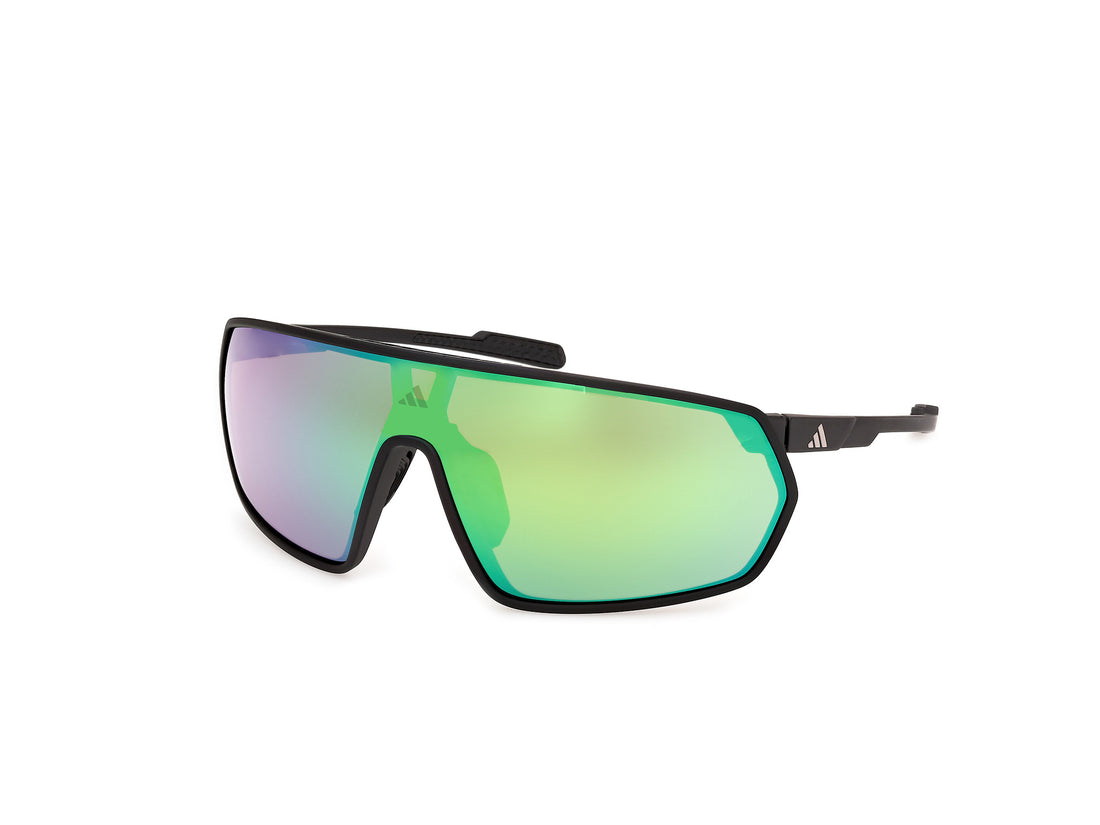 Solbriller adidas sport sp0088 02q negro shield unisex størrelse 0mm - Hovedvisning