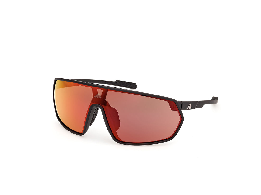 Solbriller adidas sport sp0089 02u negro shield unisex størrelse 0mm - Hovedvisning