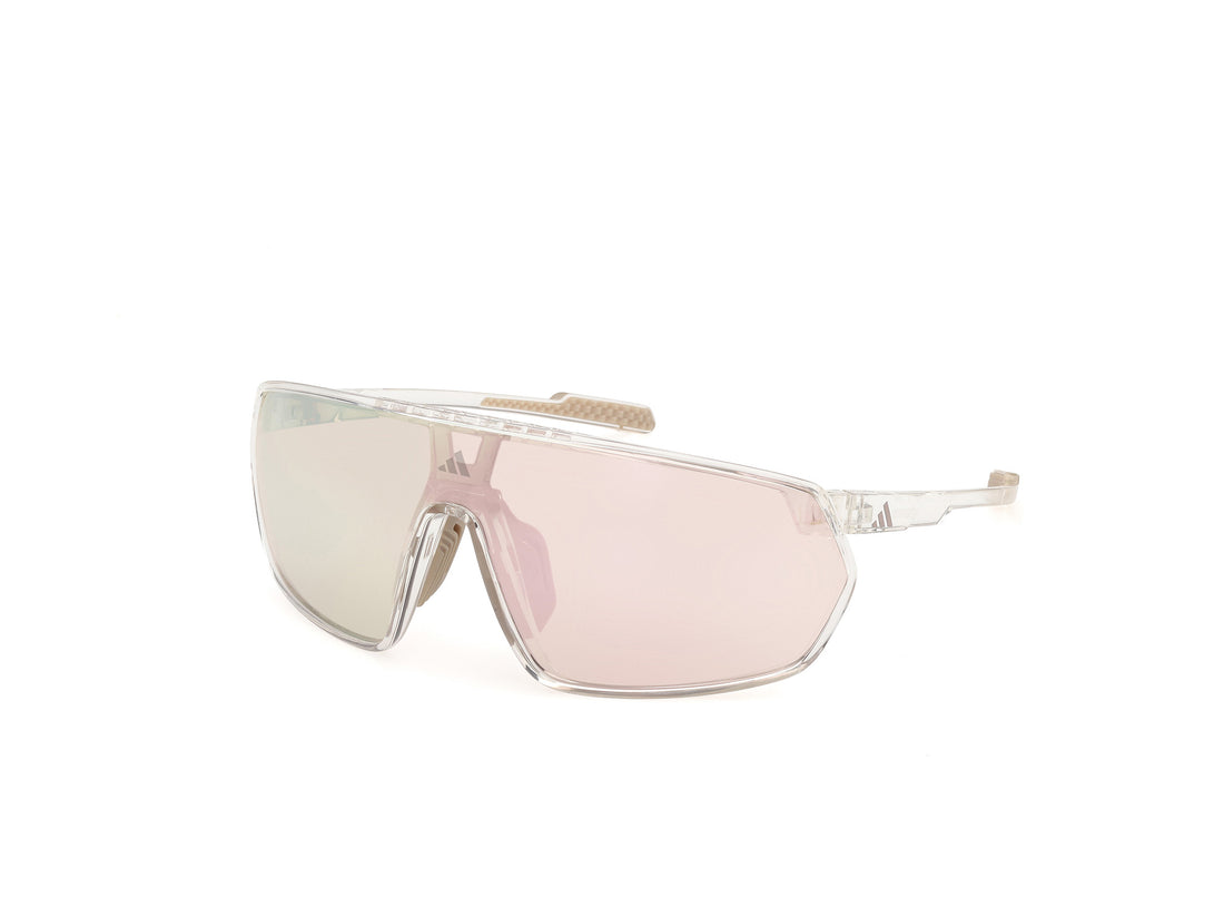 Solbriller adidas sport sp0089 26g transparente shield unisex størrelse 0mm - Hovedvisning