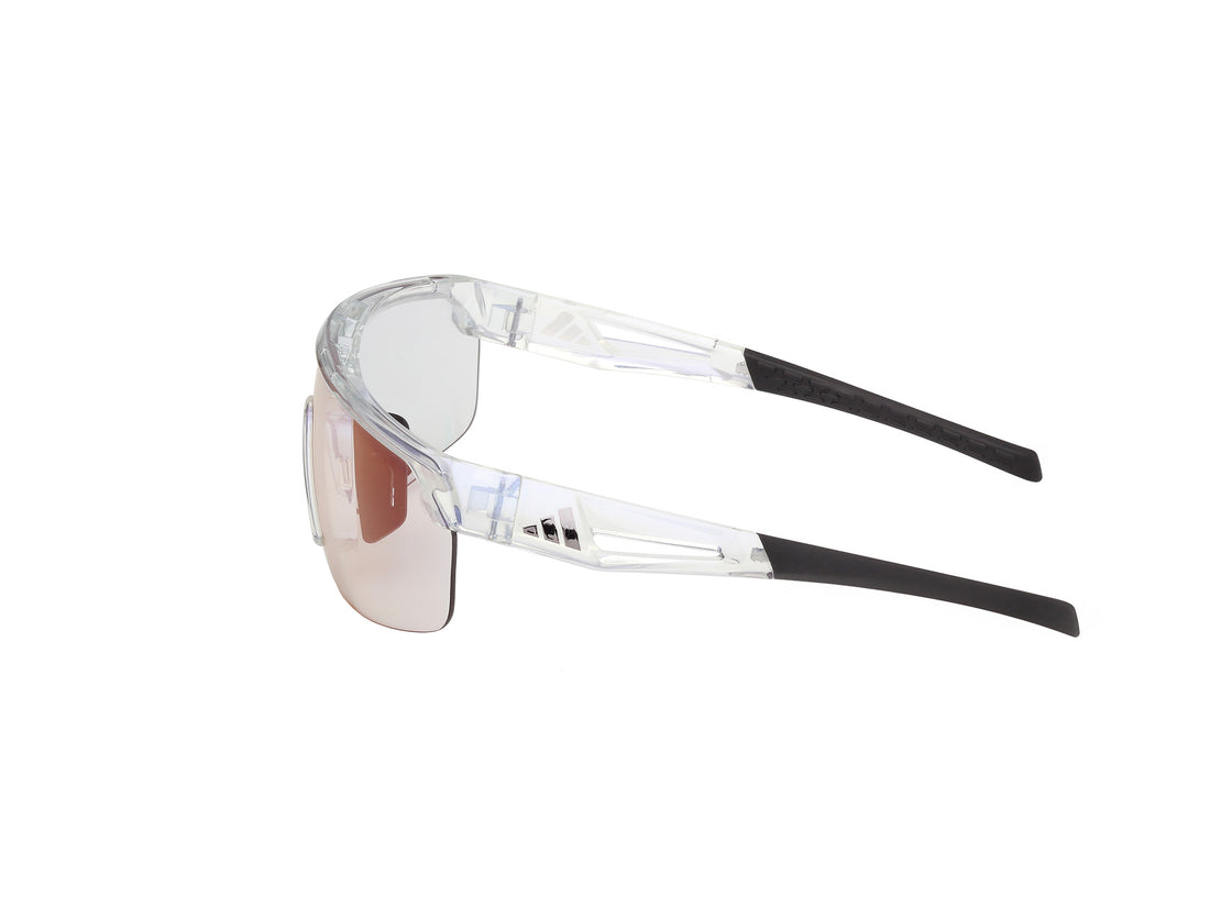 Occhiali da sole adidas sport sp0109 26l transparente shield femenino taglia 0mm - Vista dettagliata