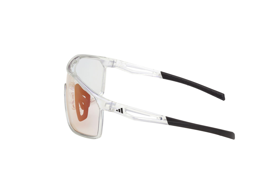 Occhiali da sole adidas sport sp0117 kalidro 26l transparente shield masculino taglia 0mm - Vista dettagliata