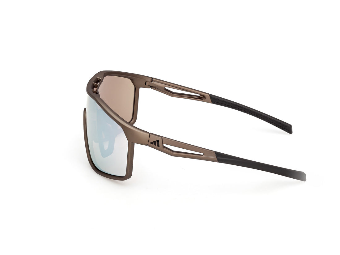 Occhiali da sole adidas sport sp0117 kalidro 49g marron shield masculino taglia 0mm - Vista dettagliata