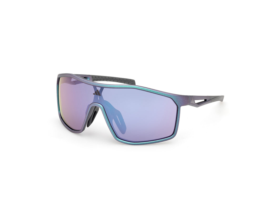 Occhiali da sole adidas sport sp0117 kalidro 97z verde shield masculino taglia 0mm - Vista principale