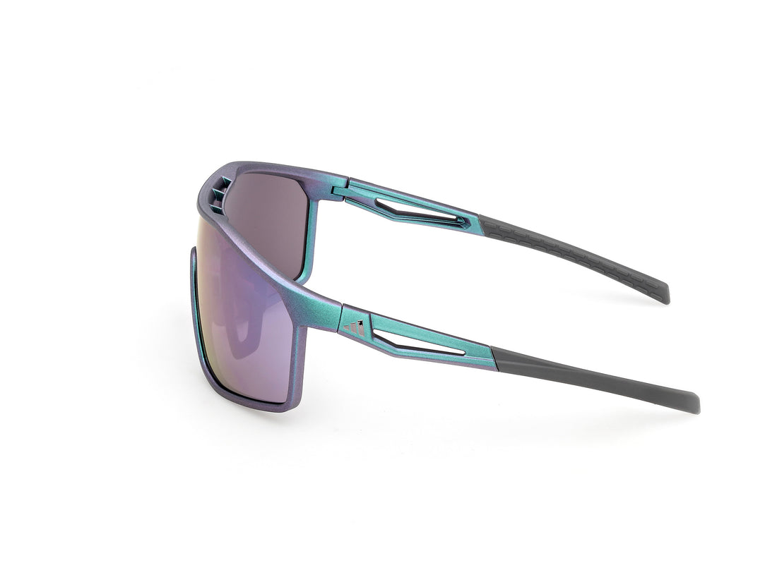 Occhiali da sole adidas sport sp0117 kalidro 97z verde shield masculino taglia 0mm - Vista dettagliata