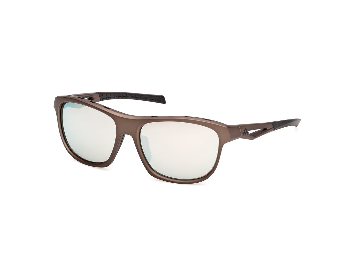 Occhiali da sole adidas sport sp0118 49g marron rectangular masculino taglia 59mm - Vista principale