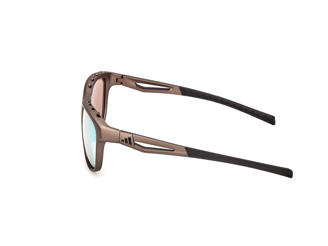 Occhiali da sole adidas sport sp0118 49g marron rectangular masculino taglia 59mm - Vista dettagliata