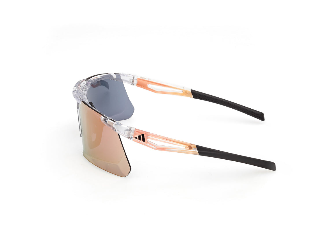 Occhiali da sole adidas sport sp0119 26z transparente shield masculino taglia 79mm - Vista dettagliata