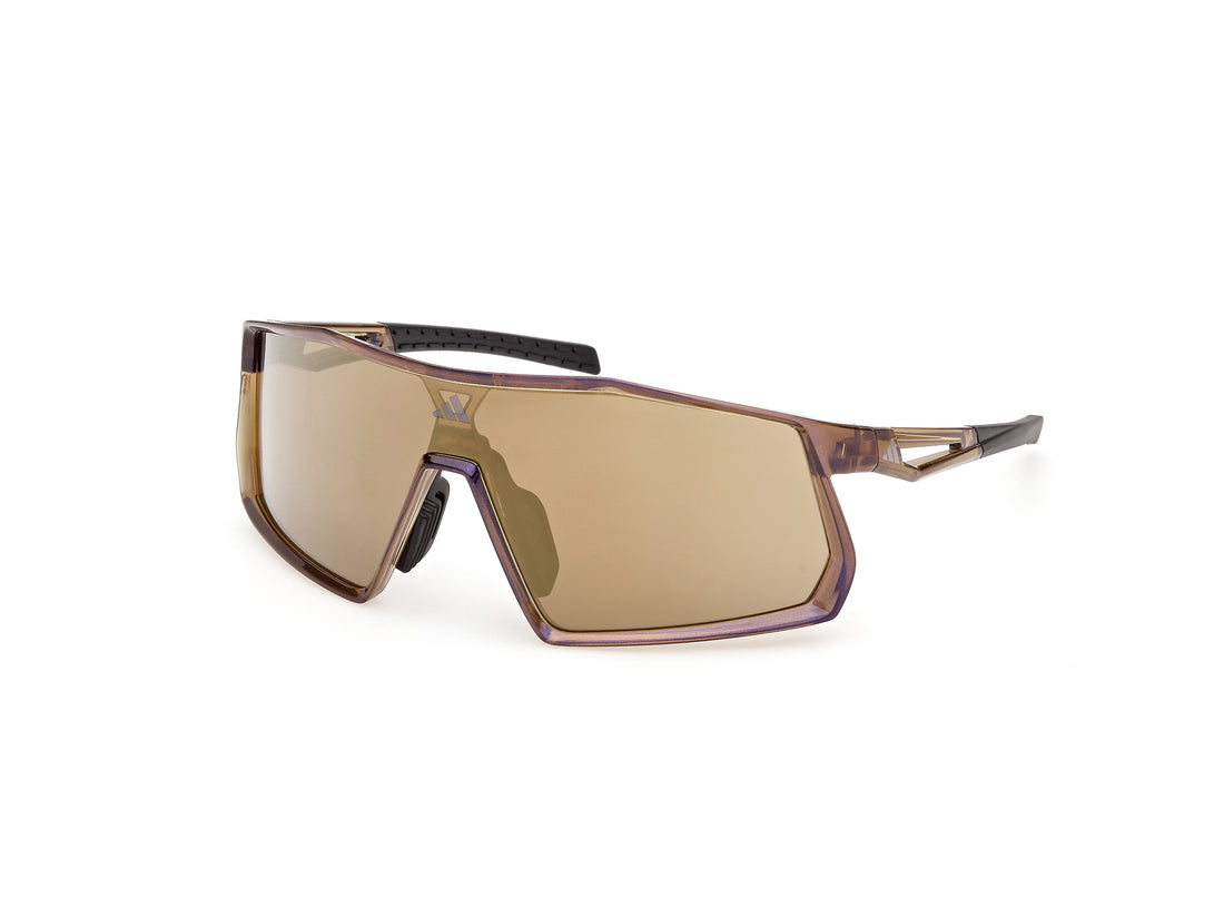 Occhiali da sole adidas sport sp0123 kentro 47g marron shield masculino taglia 0mm - Vista principale