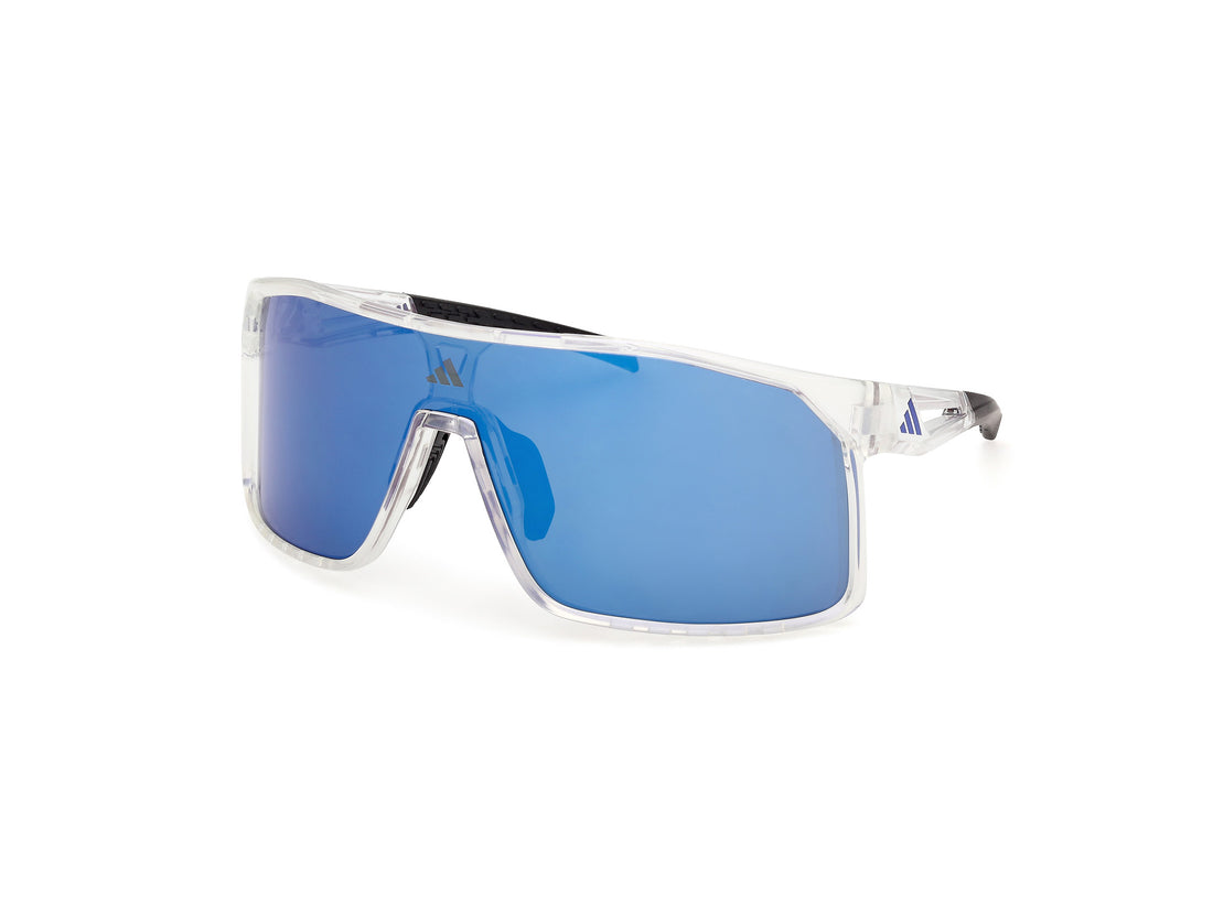 Occhiali da sole adidas sport sp0124 alkator 26x transparente shield masculino taglia 0mm - Vista principale