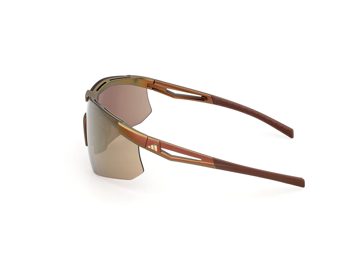 Sonnenbrillen adidas sport sp0128 kaphiros evo 46g marron shield masculino größe 0mm - Detailansicht