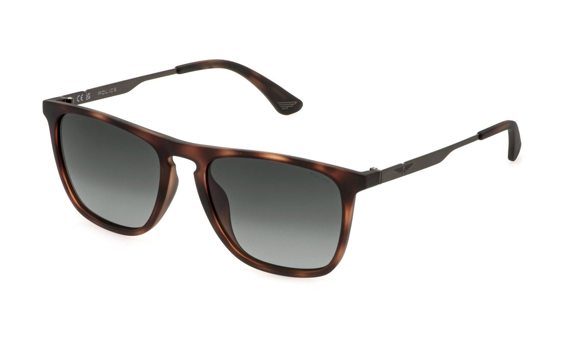 Lunettes de soleil police splq80e 828p azul square masculino taille 55mm - Vue principale
