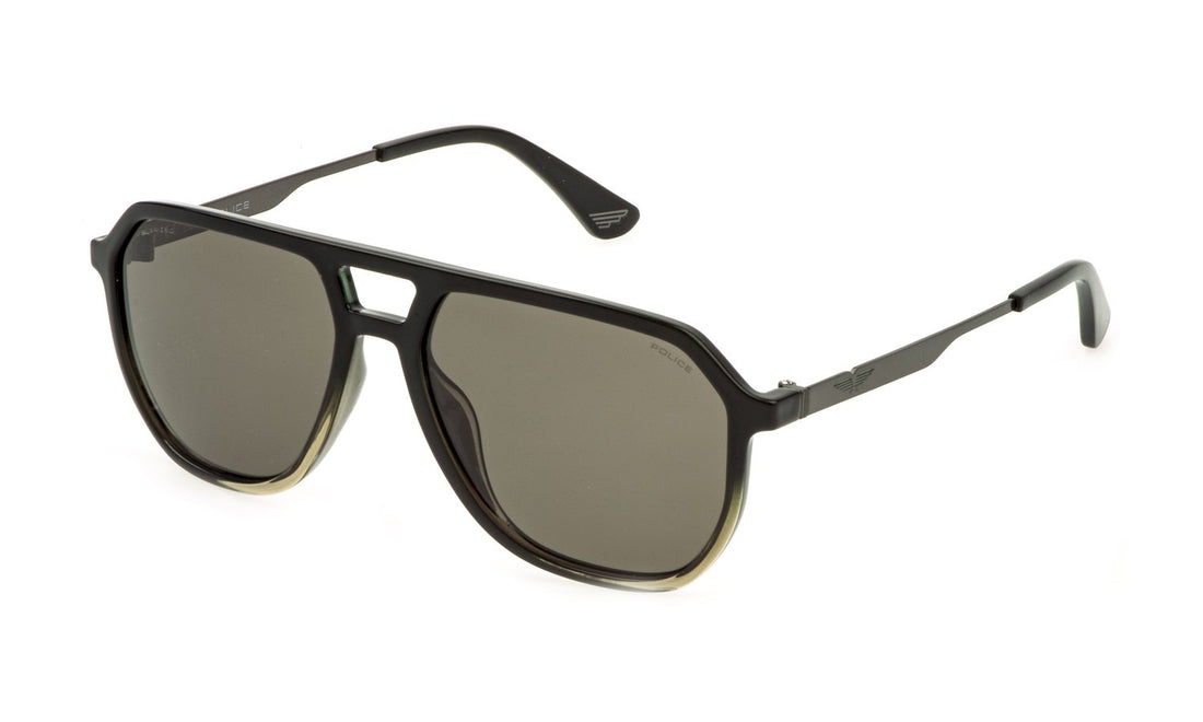 Occhiali da sole police splq81e gflp verde pilot masculino taglia 57mm - Vista principale