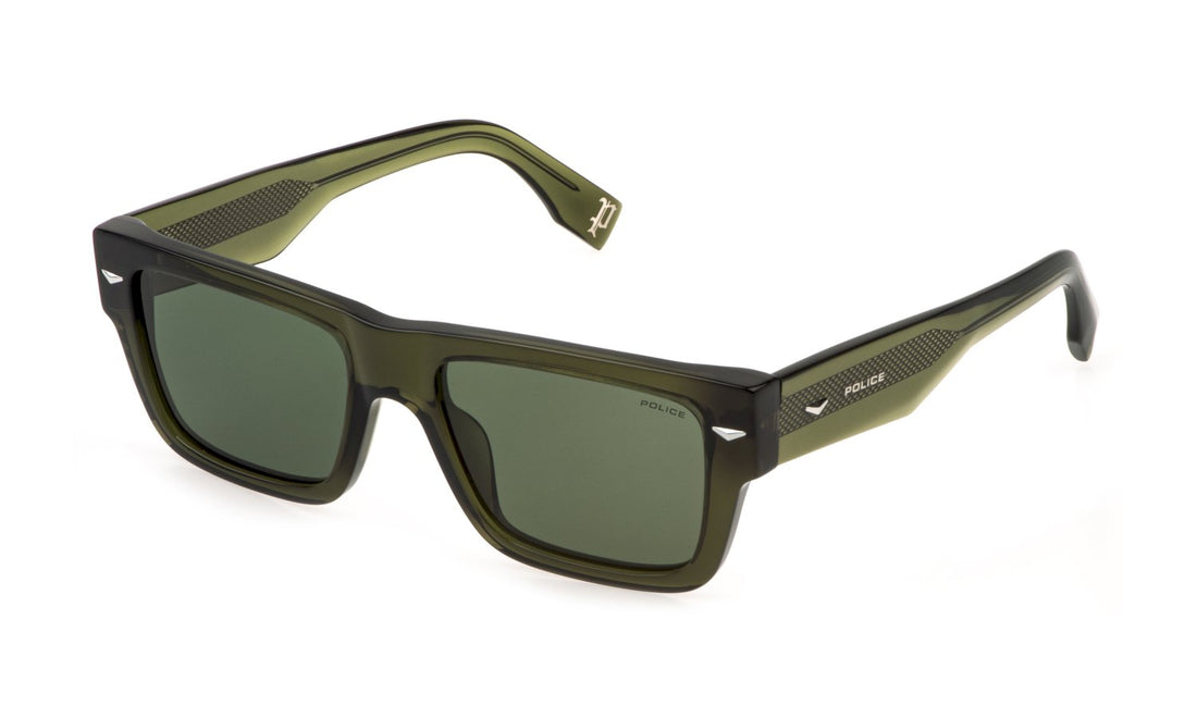 Gafas de sol police splq87e 02gn verde square masculino talla 54mm - Vista principal