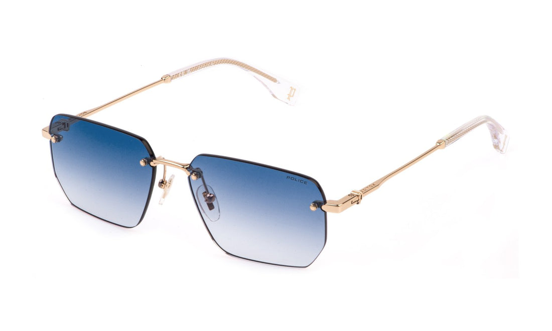 Occhiali da sole police splq89 300y dorado geometric masculino taglia 57mm - Vista principale