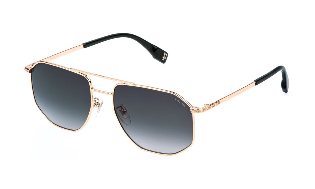Occhiali da sole police splr76 0300 dorado square masculino taglia 58mm - Vista principale