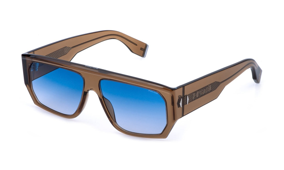 Gafas de sol police splr81e 06a6 marron square masculino talla 59mm - Vista principal