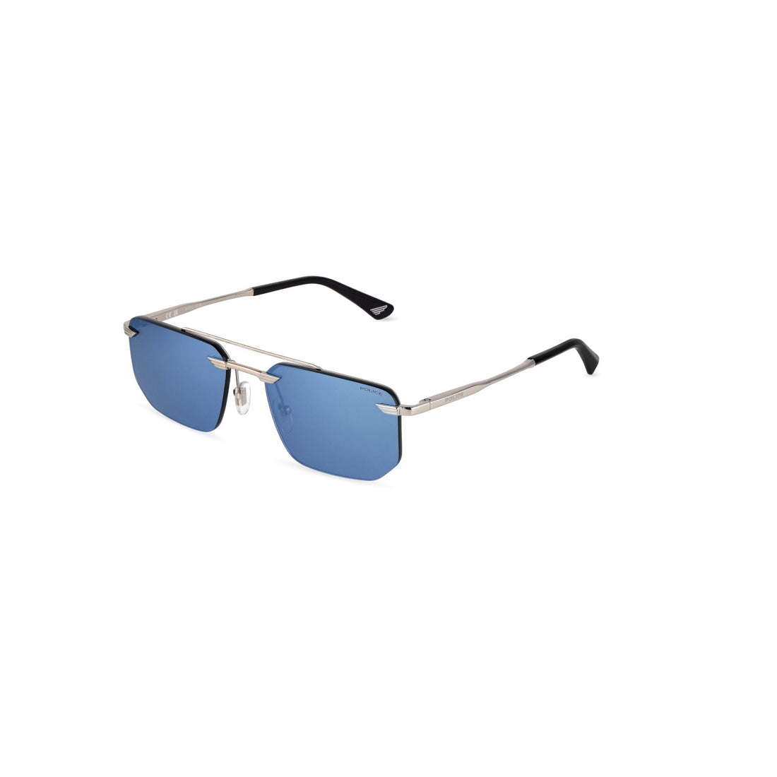 Occhiali da sole police splu76 579b plateado geometric masculino taglia 57mm - Vista principale