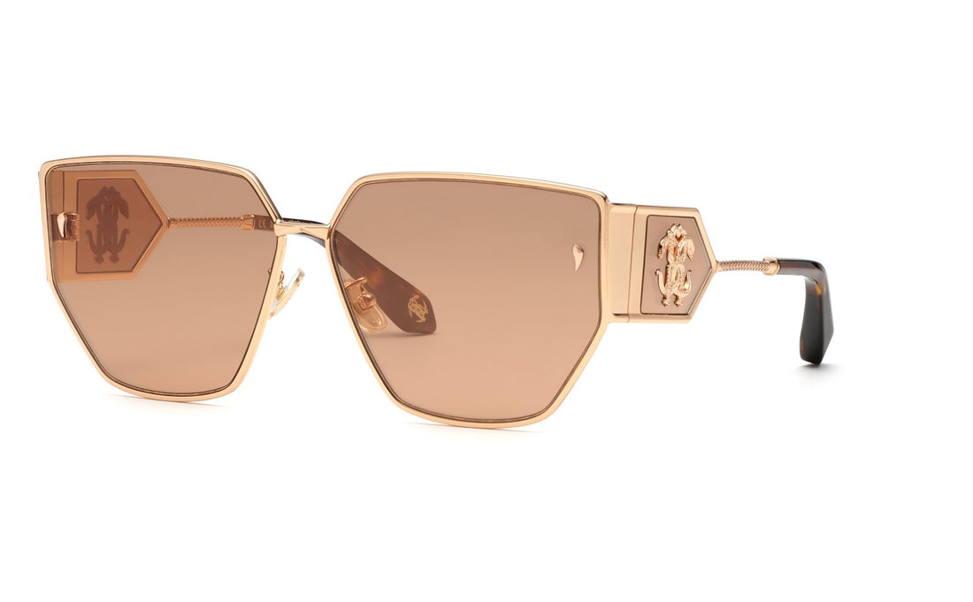 Gafas de sol roberto cavalli src092 8fcg dorado geometric femenino talla 64mm - Vista principal