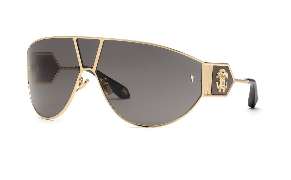 Gafas de sol roberto cavalli src093 0300 dorado shield femenino talla 76mm - Vista principal