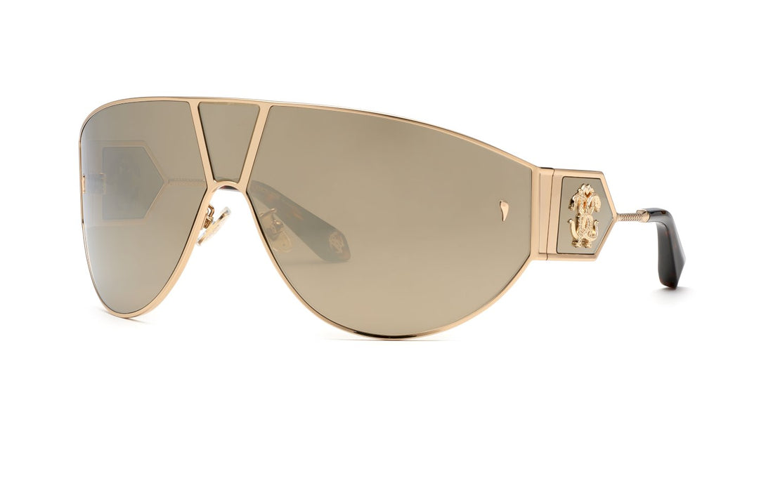 Gafas de sol roberto cavalli src093 300g dorado shield femenino talla 76mm - Vista principal