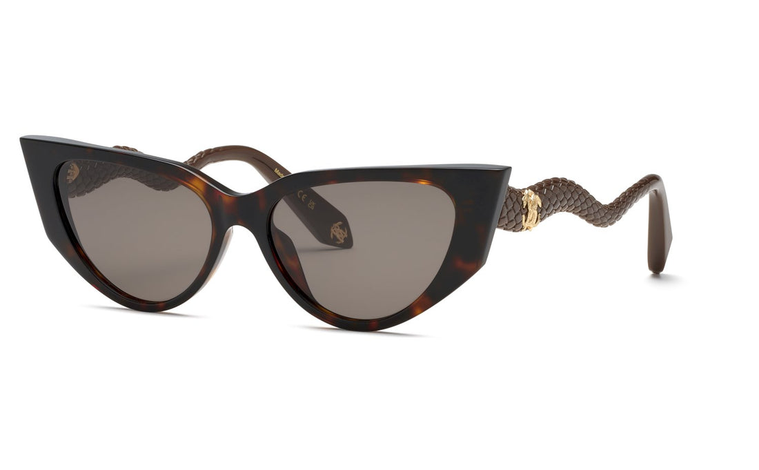Gafas de sol roberto cavalli src128m 0743 havana cat eye femenino talla 56mm - Vista principal