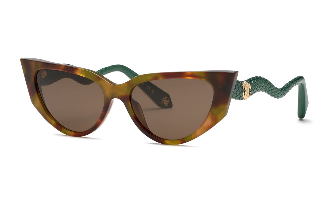 Gafas de sol roberto cavalli src128m 0v34 havana cat eye femenino talla 56mm - Vista principal