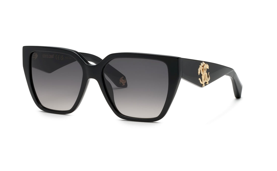 Gafas de sol roberto cavalli src137 0700 negro square femenino talla 57mm - Vista principal