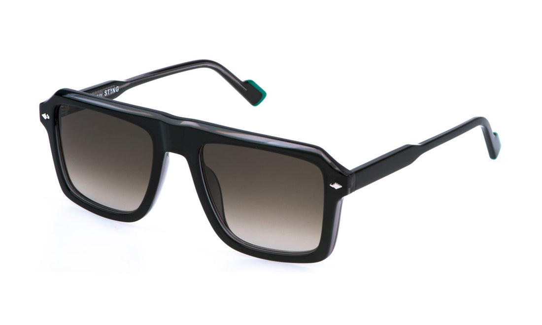 Occhiali da sole sting sst519 0912 verde square masculino taglia 54mm - Vista principale