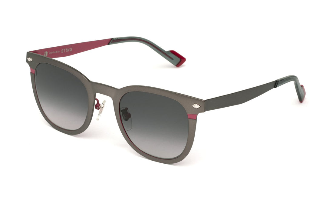 Occhiali da sole sting sst522 0597 plateado pantos masculino taglia 49mm - Vista principale