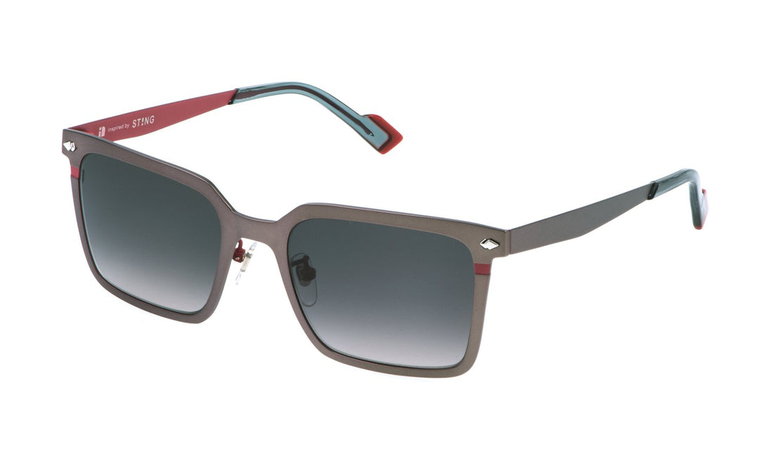 Occhiali da sole sting sst523 0597 plateado geometric masculino taglia 54mm - Vista principale