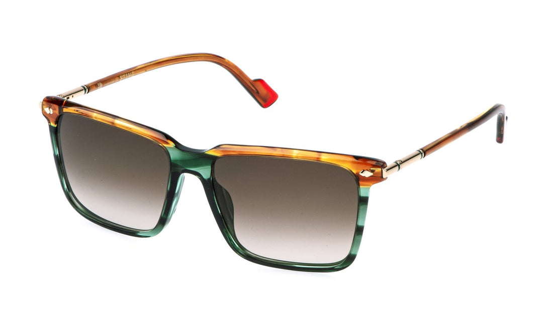 Occhiali da sole sting sst560v 0vbt verde square masculino taglia 56mm - Vista principale