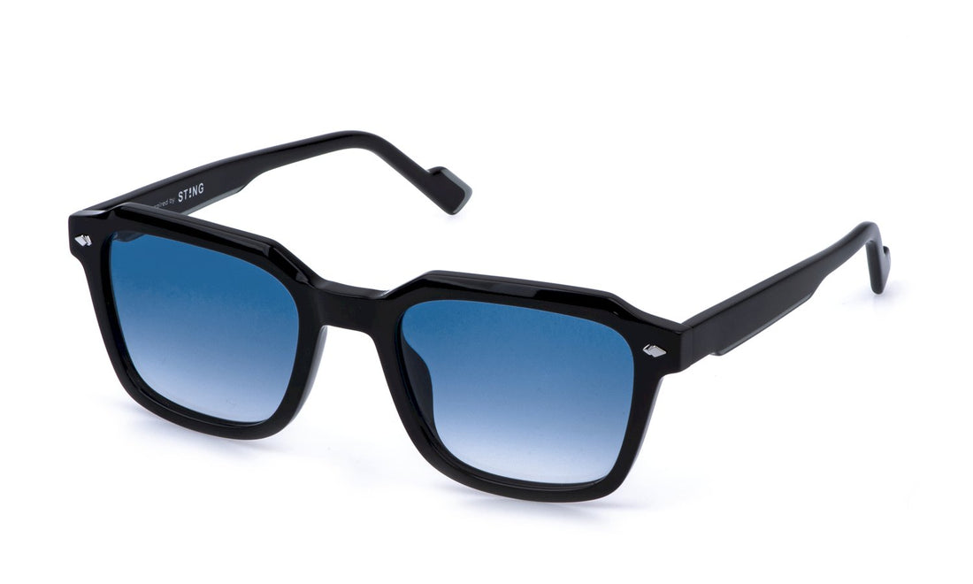 Sunglasses sting sst570 700k negro square masculino size 53mm - Main view