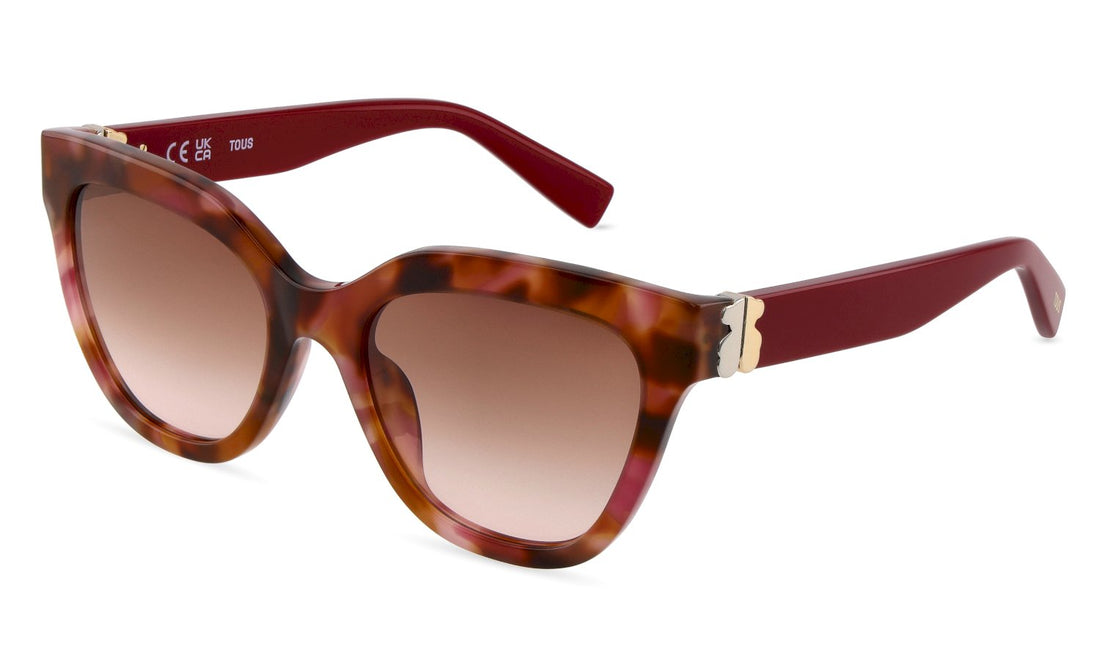 Sunglasses tous stod63 01gq marron square femenino size 54mm - Main view