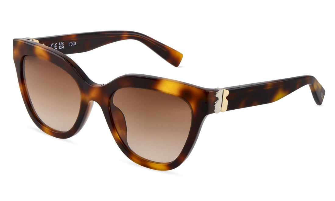 Sunglasses tous stod63 0752 havana square femenino size 54mm - Main view