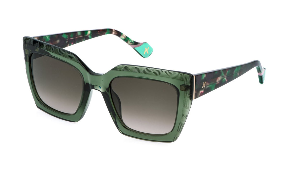 Occhiali da sole yalea sya220 07th verde square femenino taglia 53mm - Vista principale